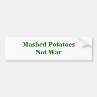 Mosat PotatoesNot krig Bildekal