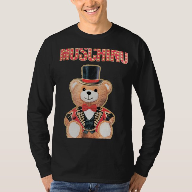 MOSCHINO JERSEY T-SHIRT TEDDY CIRCUS (Framsida)
