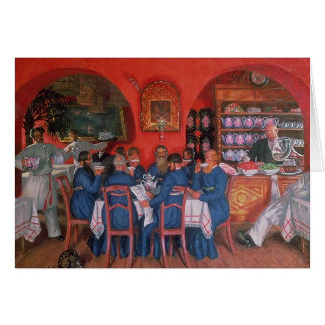 Moscow Cafe, 1916 Hälsningskort (Framsidan Horizontal)