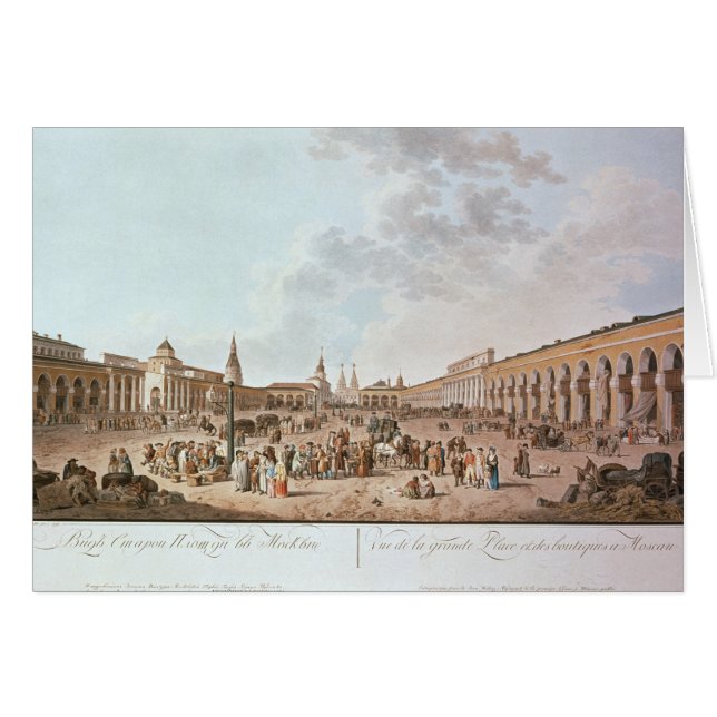 Moscow Hälsningskort (Framsidan Horizontal)