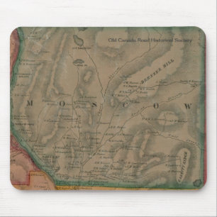 Moscow Maine 1860 karta - Mousepad Musmatta