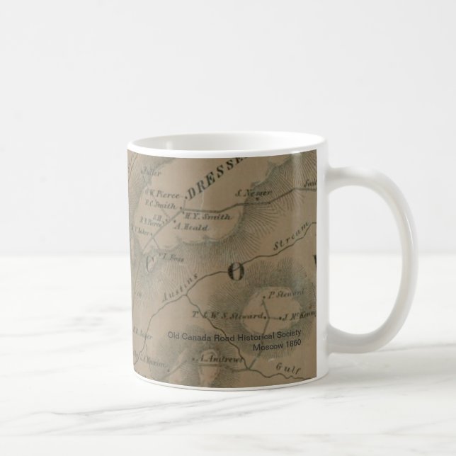 Moscow Maine 1860 kartamugg Kaffemugg (Höger)