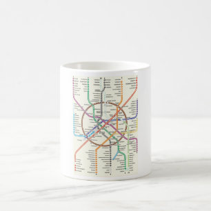 MOSCOW METROTUNNELBANA KAFFEMUGG