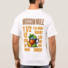 Moscow Mule T-Shirt – Classic Copper Mug Cocktail