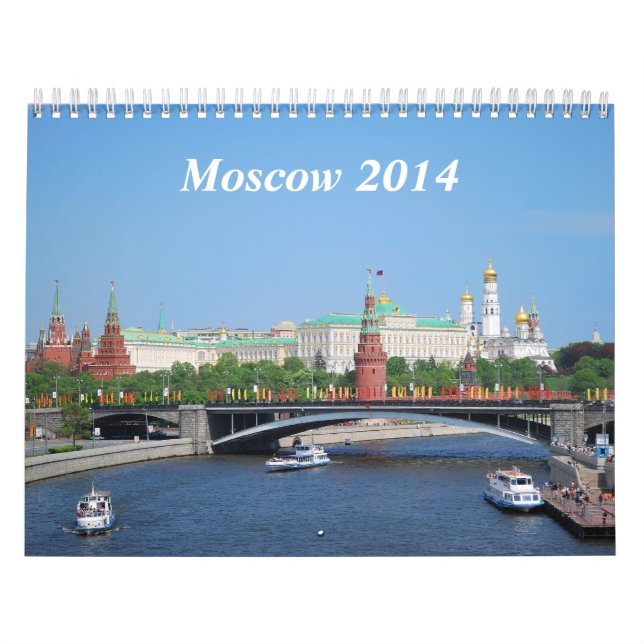 Moscow väggkalender 2014 kalender (Omslag)