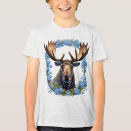 Mose and Alaska Alpine Myosotis Flowers T Shirt