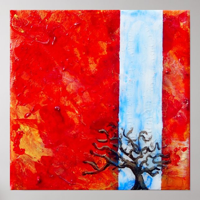 Mose Brinnande Bush - utflykt 3:1-22 Poster (Framsidan)