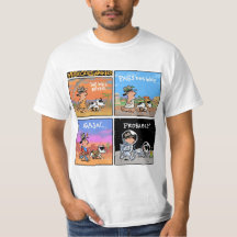 Mose Goes Walkies Färg Tee