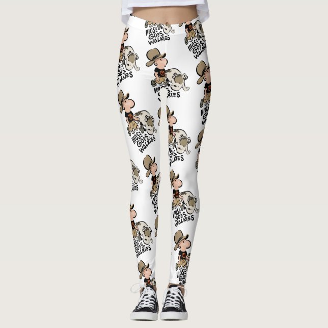 Mose Goes Walkies Leggings (Framsida)