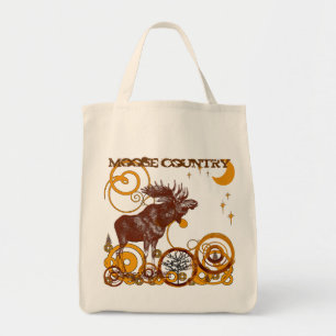 Mose Land Organic Reusable Shopping Gift-säck Tygkasse