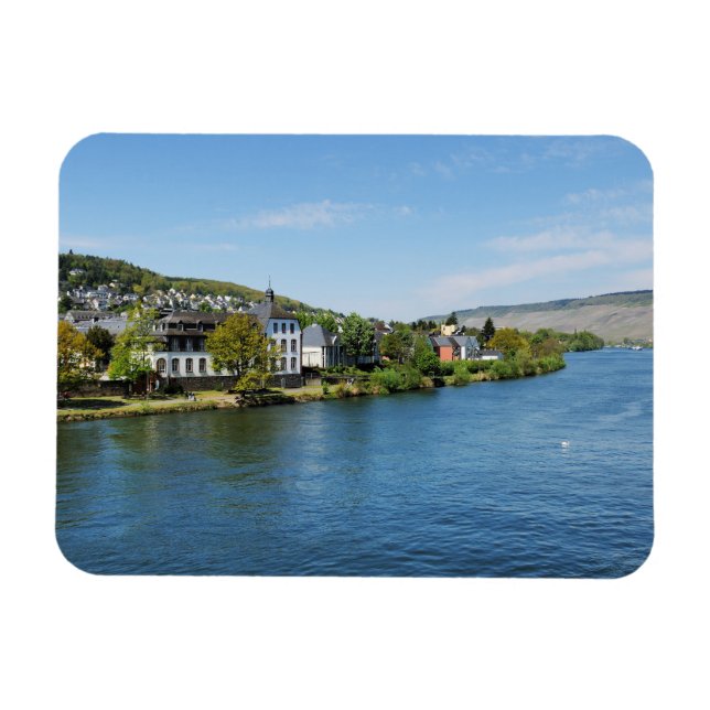 Mosel in Bernkastel-Kues Magnet (Horisontell)
