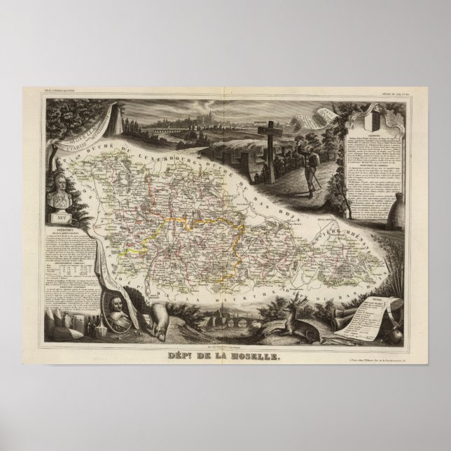 Moselle-avdelningen Poster (Framsidan)