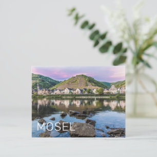 Moselle Ediger Eller Sunset River Cochem Souvenir Helg Vykort