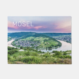 Moselle Loop Sunset Kroev Panorama Tyskland