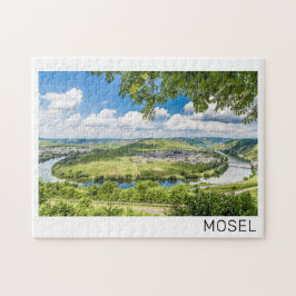 Moselle Loop Trittenheim Panorama Tyskland Souveni Pussel