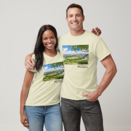 Moselle Loop Trittenheim Panorama Tyskland Souveni T Shirt