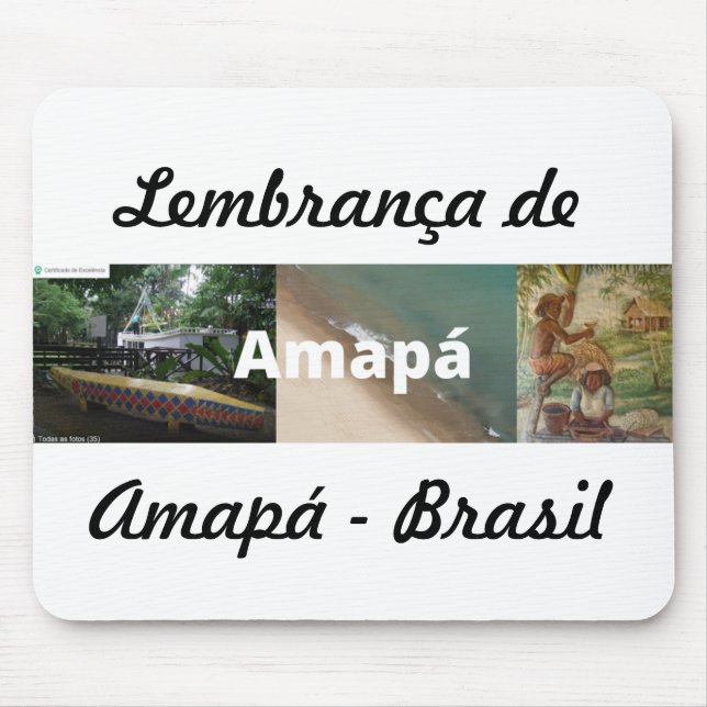 Mosepad souvenir från Amapá Musmatta (Framsidan)