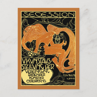 Moser Art-vykort: Wien Secession Art Exhibit Vykort