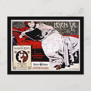 Moser Kolo 1900 - Lesen Sie - "Read Me" Vykort