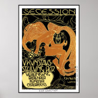 Moser Poster: Utställning av konst i Wien