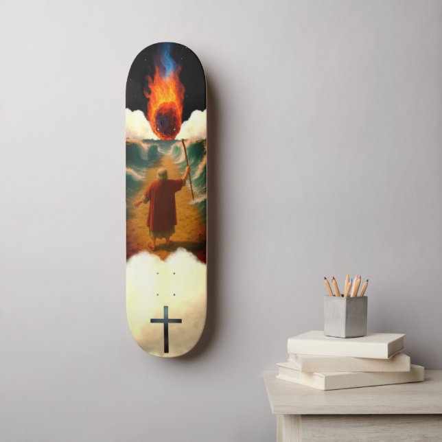 Moses and the Red Sea Mini Skateboard Bräda 18,5 Cm (Väggkonst)