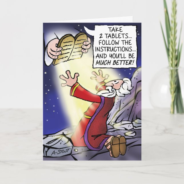 Moses: "Bäst"! - Kort (Framsida)