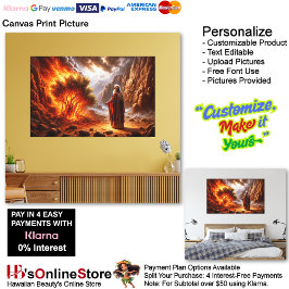 Moses Burning Bush Kanvastryck Bild 2