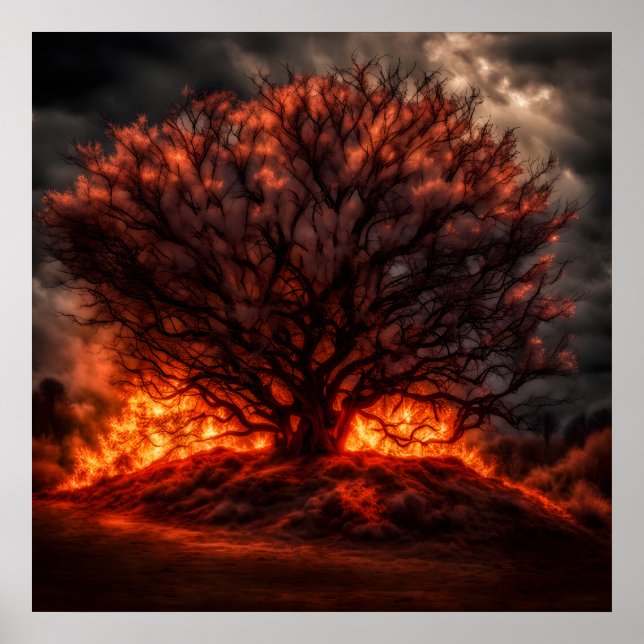 Moses Burning Bush Poster (Framsidan)