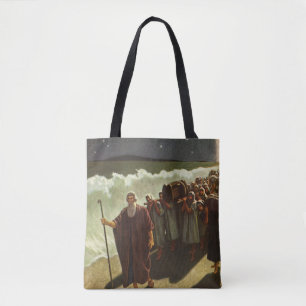 Moses Crossing of the Red Sea, Vintage Religion Tygkasse