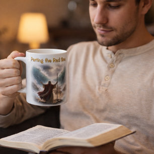 Moses delar Röda havet Kaffemugg