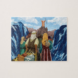 Moses delar Röda havets puzzel Pussel