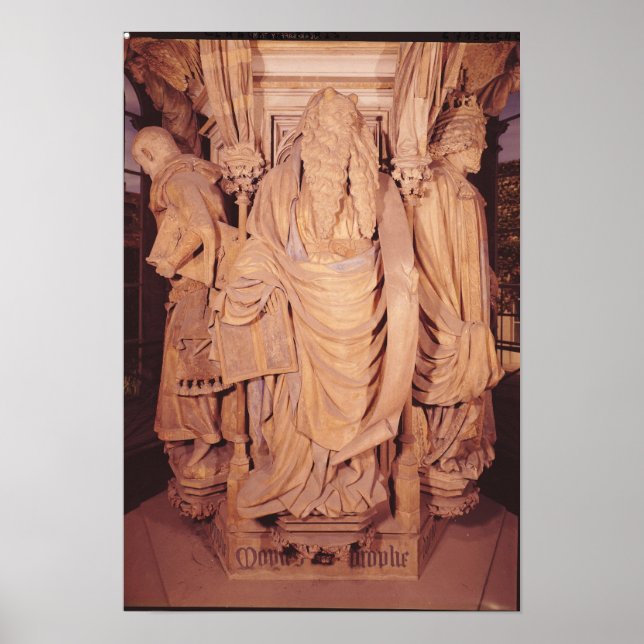 Moses, detaljer från sexårspressen poster (Framsidan)