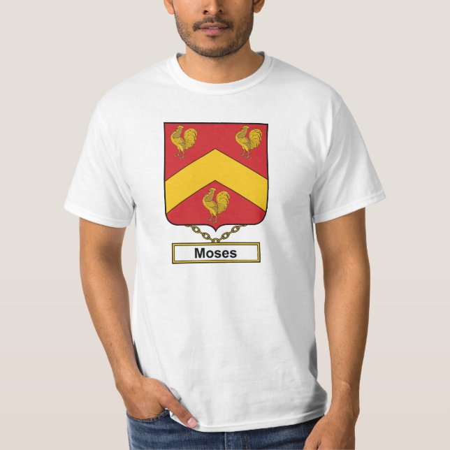 Moses familjvapensköld tee shirt (Framsida)