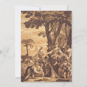 Moses från Bok av Exodus Tack Kort