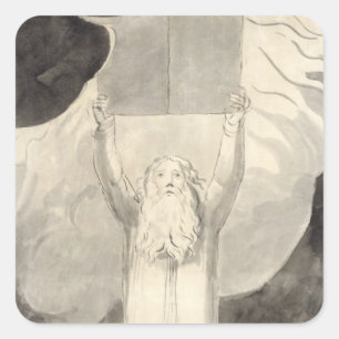 Moses häleri lagen, c.1780 (borsta och svärta I Fyrkantigt Klistermärke