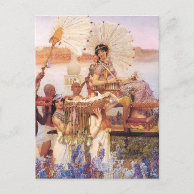 Moses, Herr Lawrence Alma-Tadema Vykort (Framsida)