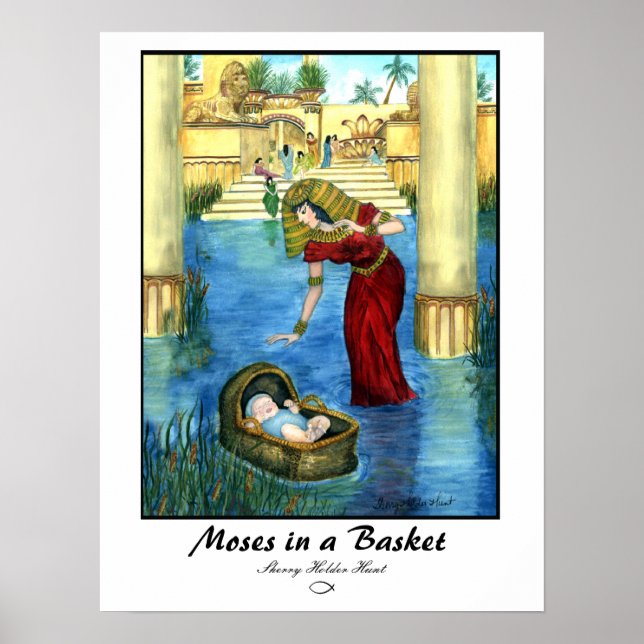 Moses in a Basket Print - Customized Poster (Framsidan)