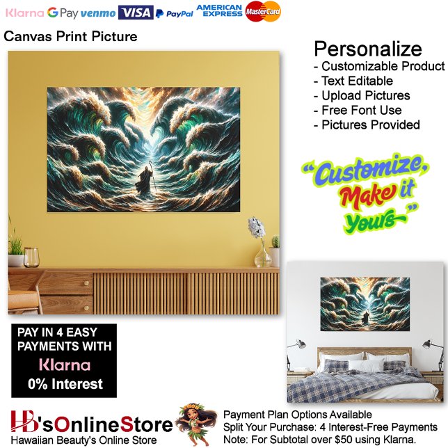 Moses Kanvastryck Bild 8 (Moses Leads His People to Freedom Canvas Print Picture 8,)