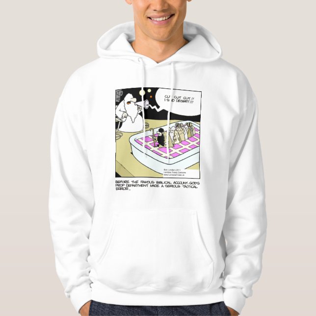 Moses korsar efterrätten Rollig tecknad hoodie av (Framsida)