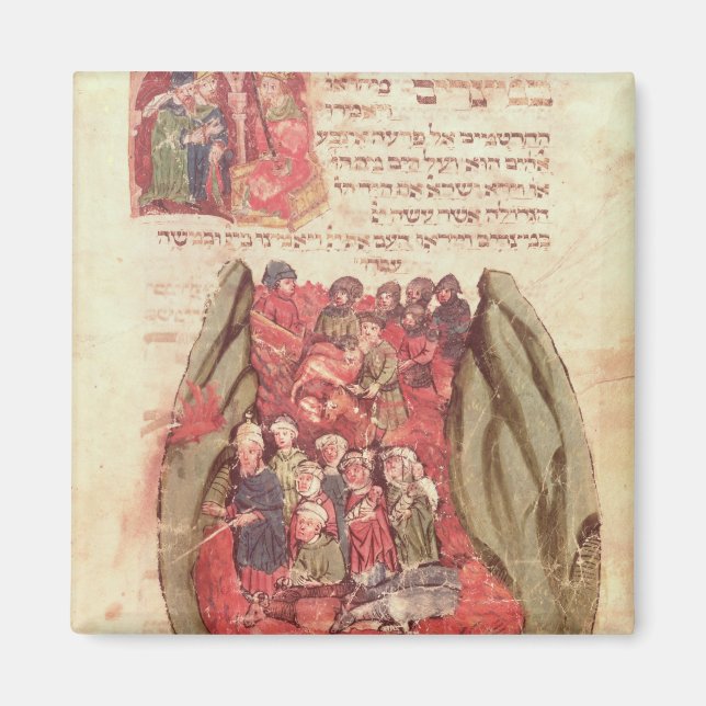 Moses leder Israels barn över hela världen Magnet (Framsidan)