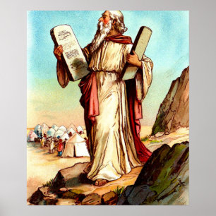 Moses med bord poster