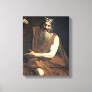 Moses med tabletsna av lagen, c.1627-32 canvastryck