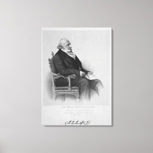 Moses Montefiore Canvastryck