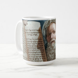 Moses och de tio budorden kaffemugg