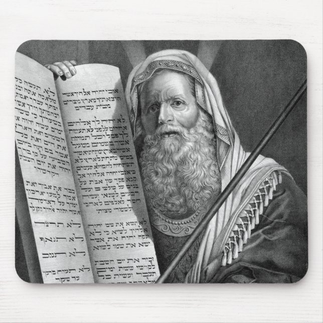 Moses och de tio budorden musmatta (Framsidan)