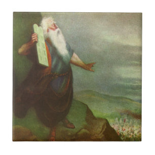 Moses och de tio budorden, Vintage Religion Kakelplatta