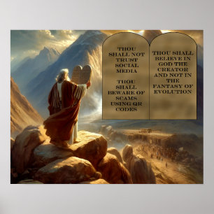 Moses och tavlorna. poster