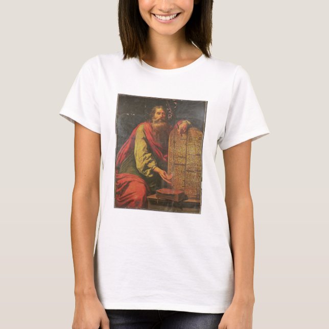 Moses och The Tabets of the Law T-shirt (Framsida)