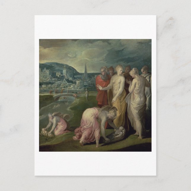 Moses (olja på kanvas) vykort (Framsida)