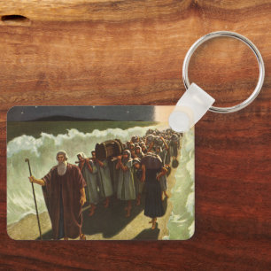 Moses övergång av Röda havet, Vintage Religion Nyckelring